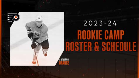 flyers announce  rookie camp schedule  roster philadelphia flyers