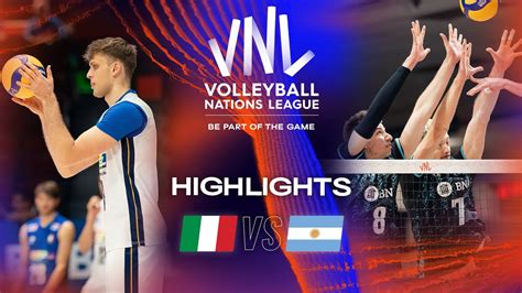 ITA Vs ARG Highlights Week 1 Men S VNL 2023 VCP Volleyball