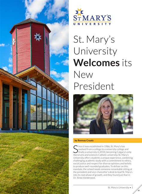 St Marys University Welcomes Its New President By Business In