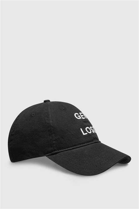 Wood Wood Low Profile Cap Black