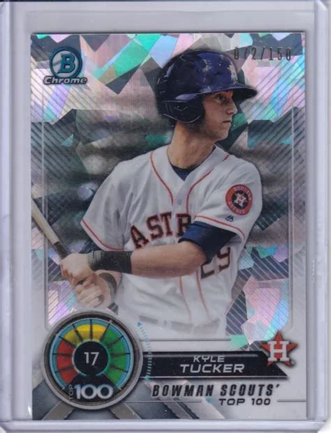 2018 BOWMAN CHROME Scouts Top 100 réfracteurs atomiques Kyle Tucker