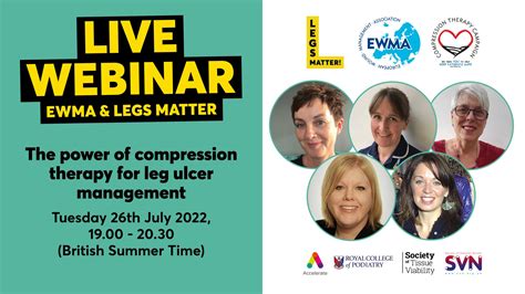 Live Webinar The Power Of Compression Therapy For Leg Ulcer Management