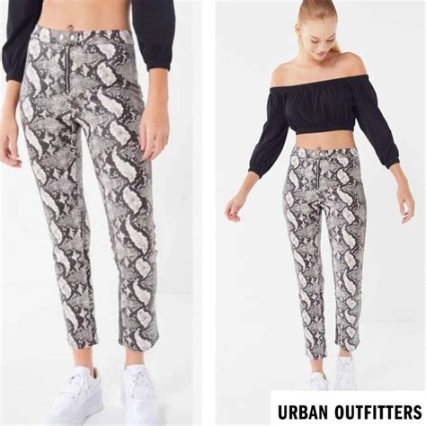 Urban Outfitters Faux Snakeskin Pants Gem