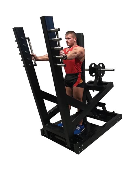 A Standing Chest Press Machine Plate Loaded Gym Steel Professional Gym