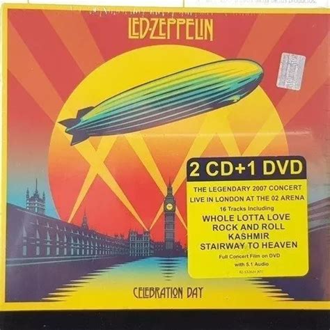 Led Zeppelin Celebration Day 2 Cd Dvd Nuevo Musicovinyl