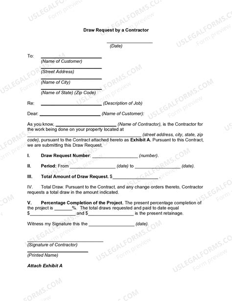 Aia Draw Request Form Schedule 4