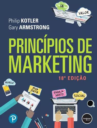 Princípios de Marketing de Philip Kotler Editora Bookman capa mole