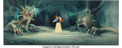 Snow White And The Seven Dwarfs Snow White Production Cel On Master