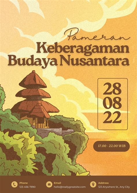 Rayakan Kemerdekaan Dengan Contoh Poster 17 Agustus 2025 Canva