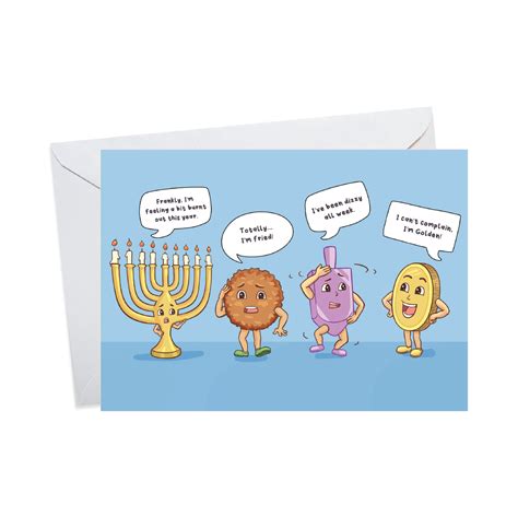 Hilarious Hanukkah Card | Menschions Funny Jewish Gifts