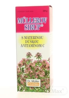 Dr Müller Mullerův sirup mateřídouš vitamin C 320 g DrMax