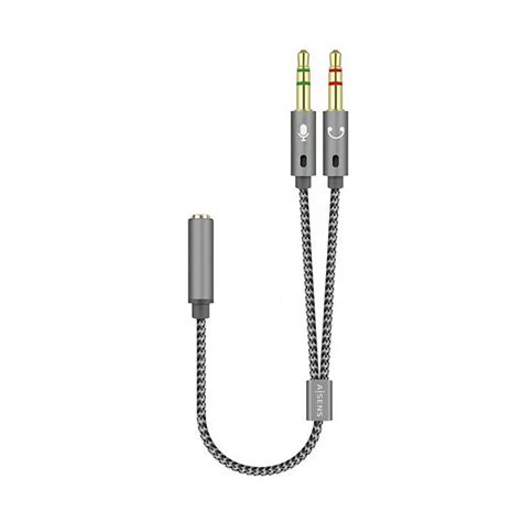 Cable Adaptador Audio Jack Pines H Xjack Pines M Gris