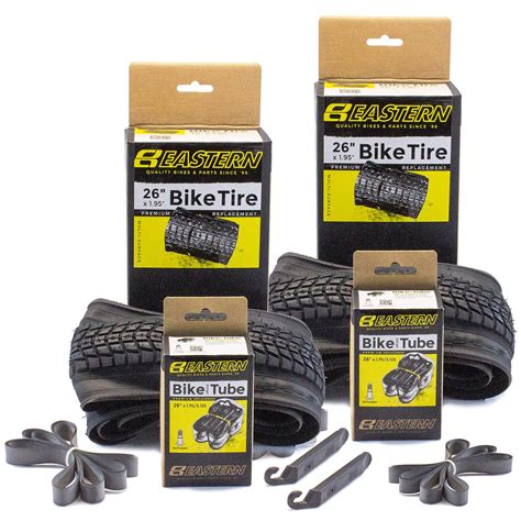 26 Premium Tire And Tube Repair Kit 2 Pack Schrader Valve Eastern Bikes