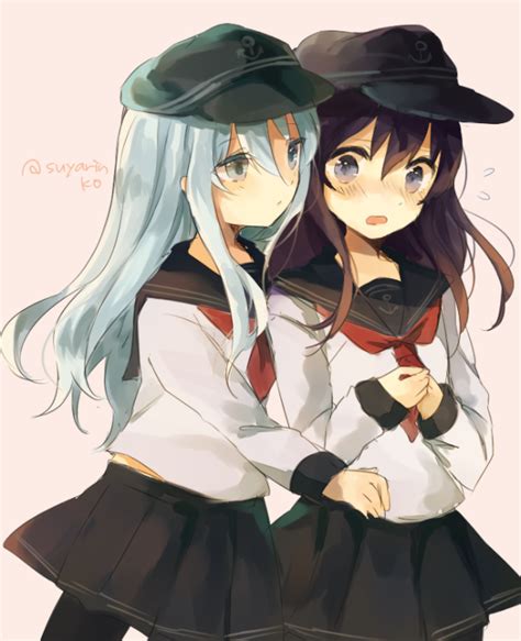 The Big Imageboard Tbib Akatsuki Kantai Collection Black Hair