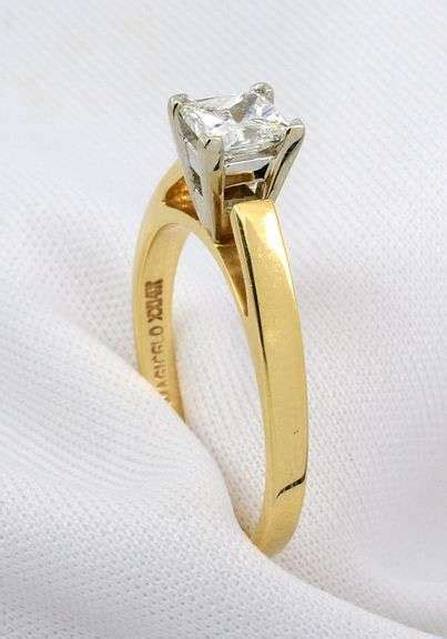 Classic 1/2 Ct. Princess Cut Diamond Ring - US Auction Online