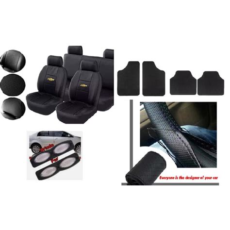 Kit Automotivo Capa Para Banco Volante E Tapete Chevrolet Corsa Classic