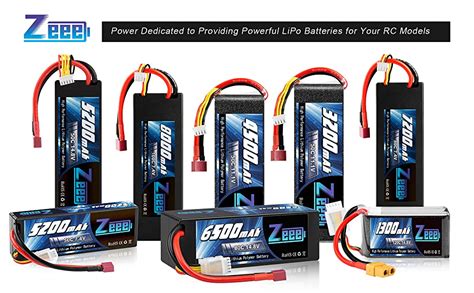 Zeee 4S Lipo Batterie 6500mAh 14 8V 80C 4S Coque Dure Batterie Avec