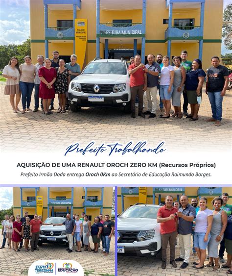 Prefeito Irmão Doda entrega carro Zero Km para Secretaria Municipal de