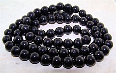 JET SPECKLE 10MM ROUND SMOOTH BEADS - Lot of 79 JET SPECKLE 10MM ROUND ...