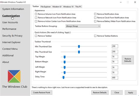 Ultimate Windows Tweaker Has Been Updated To V441