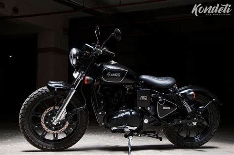 This Blacked Out Royal Enfield Classic 500 Based Bobber Looks Lovely