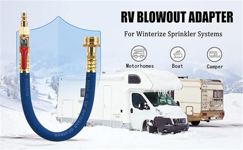 Amazon Tool Daily Winterize Blowout Adapter With Shut Off Valve