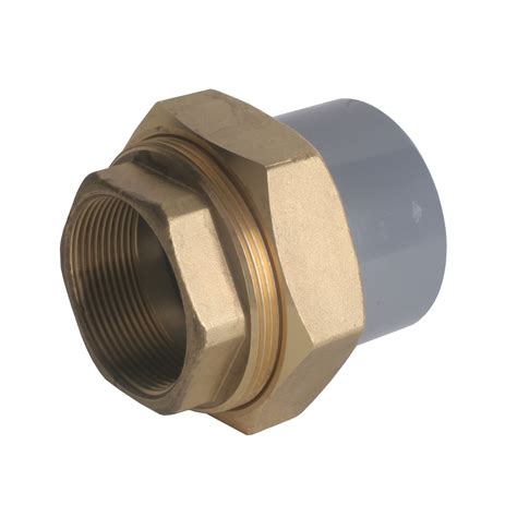 MyVink ABS Brass Grey Socket Union Threaded F Single Walled PN10