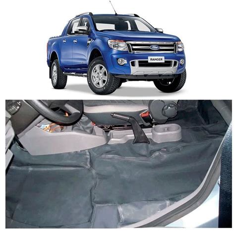 Tapete Carpete Vinil Luxo Fosco Nova Ford Ranger 2013 2022 MANOS