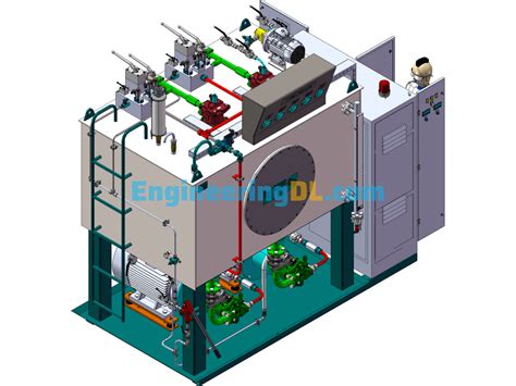 Large Hydraulic Workstation Complete Set Solidworks Mechanical