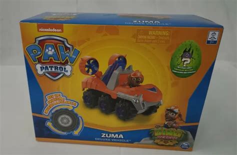 Paw Patrol Dino Rescue Zuma S Deluxe Rev Up V Hicule Avec Myst Rieux