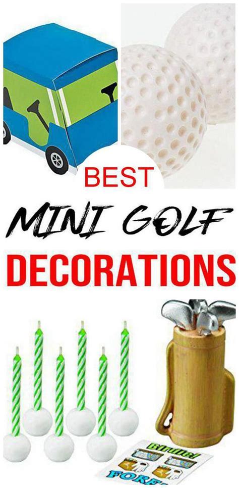 Best Mini Golf Party Decorations Kids Will Love | Golf theme party ...