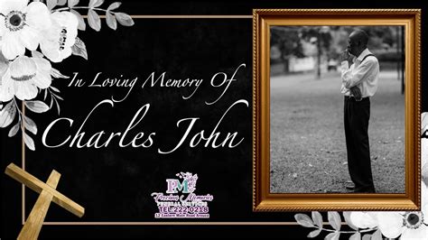 Charles John Funeral Service YouTube