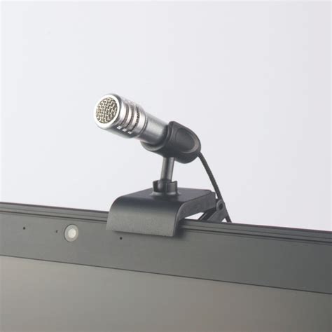 Мини микрофон Reflects MO9066 906600, С AUX изход, Поставка, Черен/сив ...