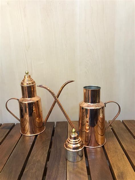 Copper Olive Oil Dispenser Pure Copper Oil Dispenser Copper Etsy