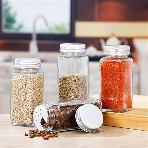 Jual Tempat Bumbu Dapur Garam Merica Lada Cabe Rempah Botol Kaca Spices