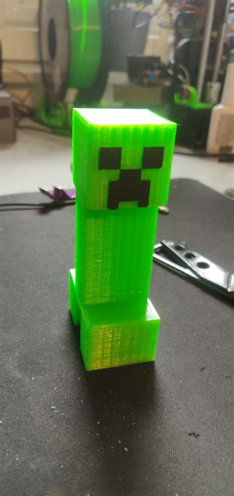 3d Minecraft Printable Creeper