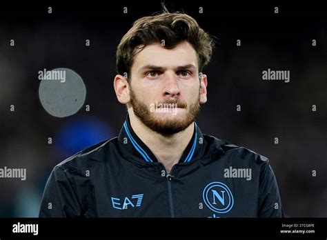 Neapel Italien Dezember Khvicha Kvaratskhelia Vom Ssc Napoli