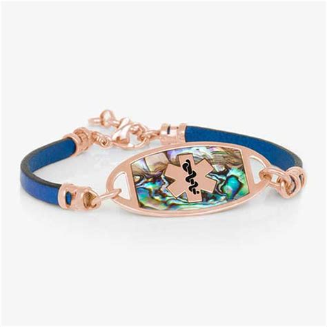 Rose Gold Medical Alert Bracelets For Women Laurens Hope