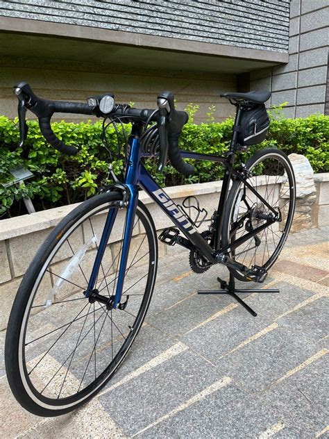 二手 捷安特 Tcr Sl220段變速 公路自行車 體育器材 自行車及配件 單車在旋轉拍賣