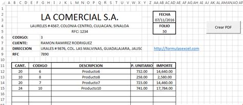 Plantilla De Cotizaci N Excel