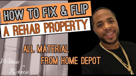 How To Fix And Flip A Rehab Property Update 1 Shopping At Home Depot