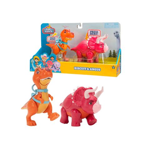 Dino Ranch Set Dinosauri Deluxe Inclusi 2 Dinosauri Articolati