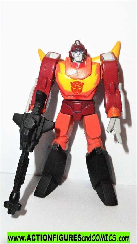 Transformers Pvc Rodimus Prime Hot Rod Major Heroes Of Cybertron Usa Hoc Hot Rods