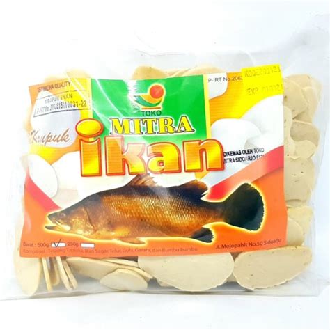 Jual MITRA KERUPUK IKAN 500gr FISH CRACKER OLEH ASLI KHAS SIDOARJO