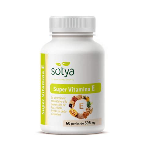 Super Vitamina E Perlas Sotya Herbolario Jacris