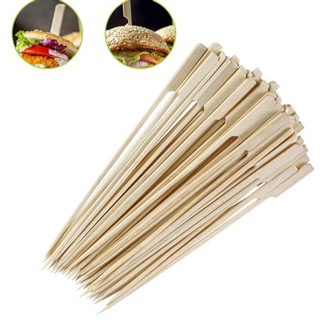 Palito Espeto Golf Bambu para Lanches Petisco Sanduiches Degustação