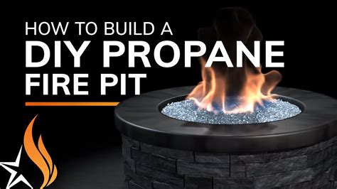 How To Build A Diy Fire Pit With Propane Gas Youtube