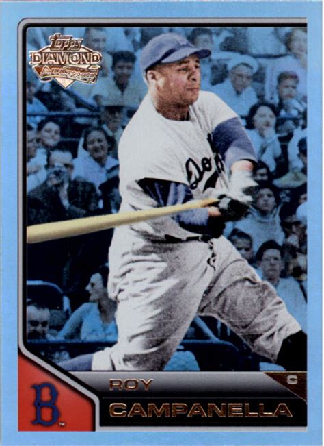 2011 Topps Lineage Diamond Anniversary Refractors 144 Roy Campanella