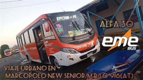 Viaje Urbano Marcopolo New Senior M Benz Lo At Buses Eme Bus Alfa