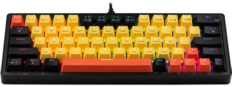 Tracer GameZone Evo1 Hot SWAP 63 RGB Żółta Klawiatura cena raty sklep Komputronik pl